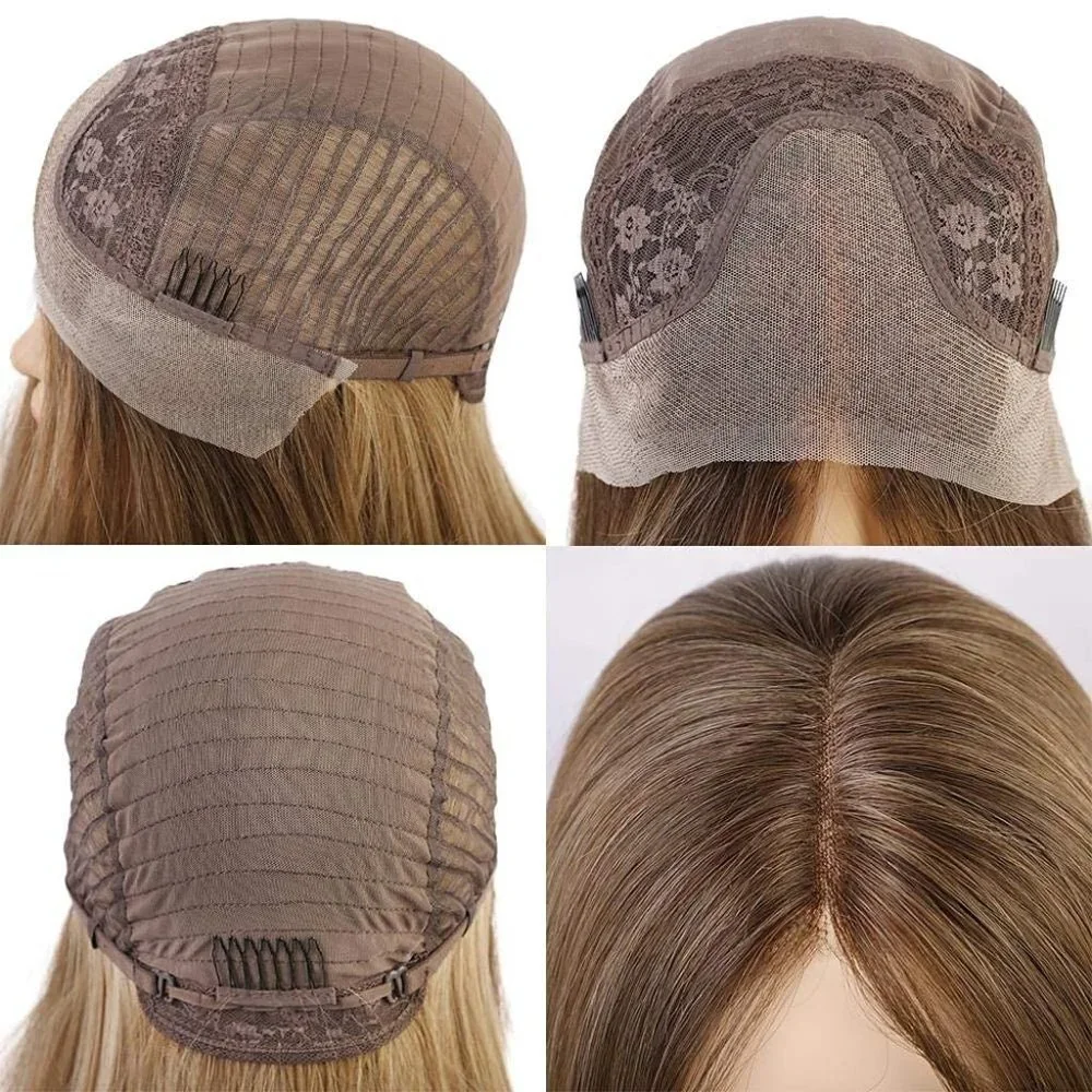 Ombre Ash Blonde Lace Front Wigs